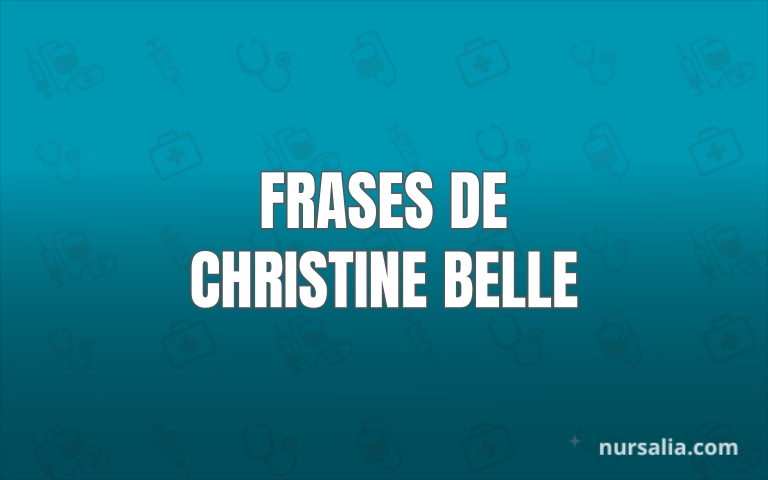 Frases De Christine Belle